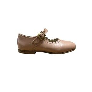 Zimmerman Shoes Little Girls Scalloped Mary Janes 6.25" in length